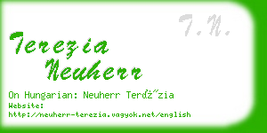 terezia neuherr business card